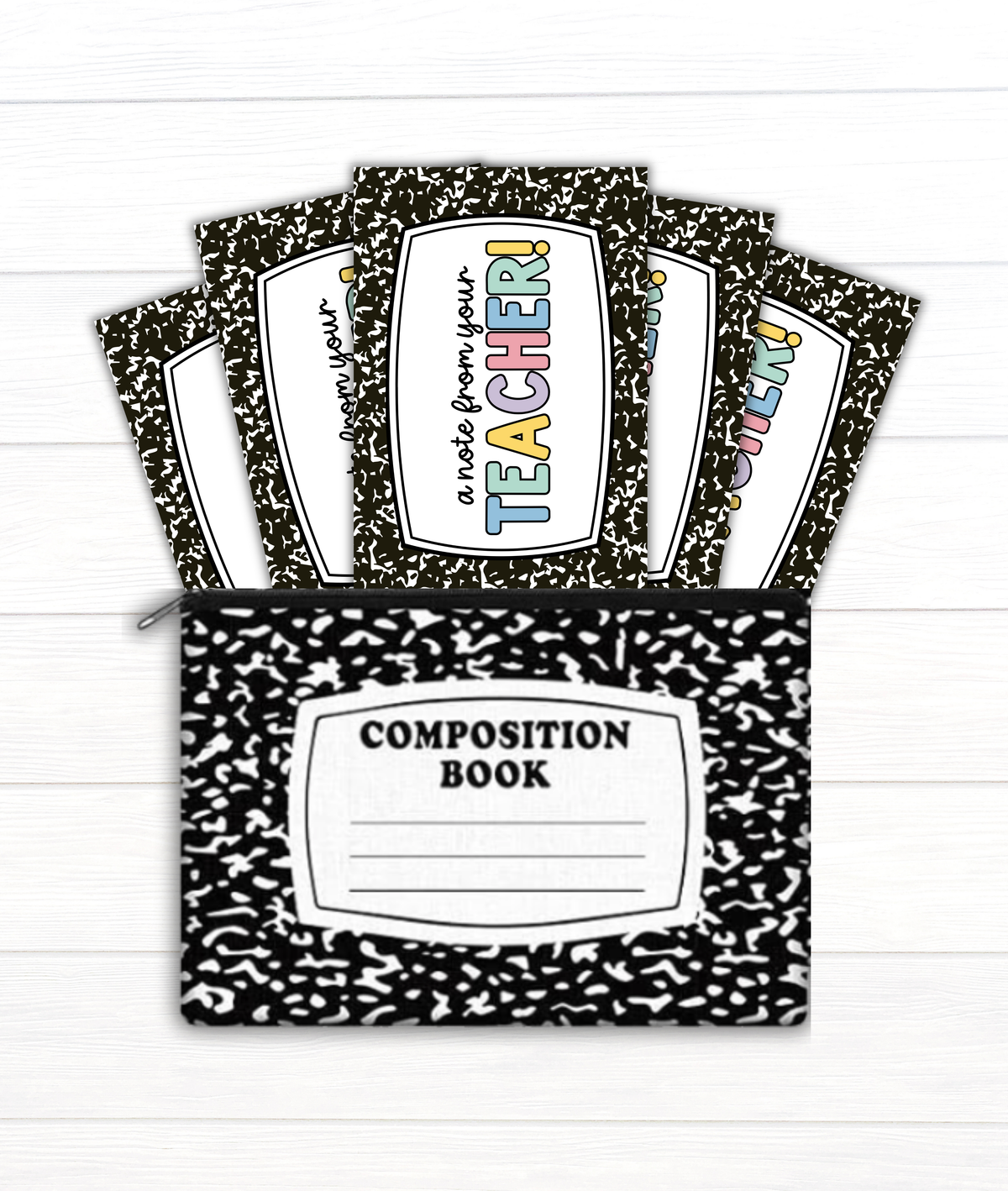 Postcard + Pencil Pouch Bundle