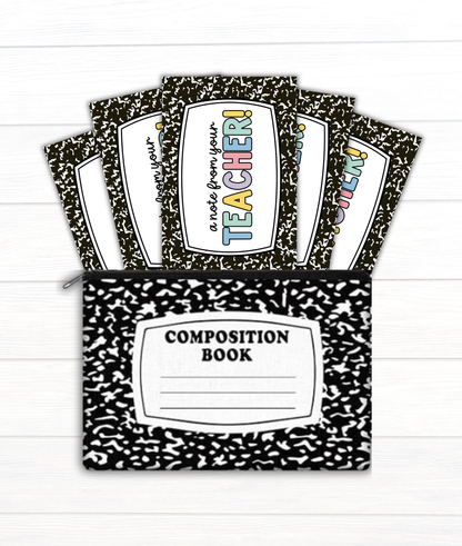 Postcard + Pencil Pouch Bundle