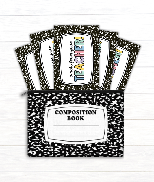 Postcard + Pencil Pouch Bundle