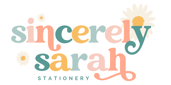 Sincerely Sarah