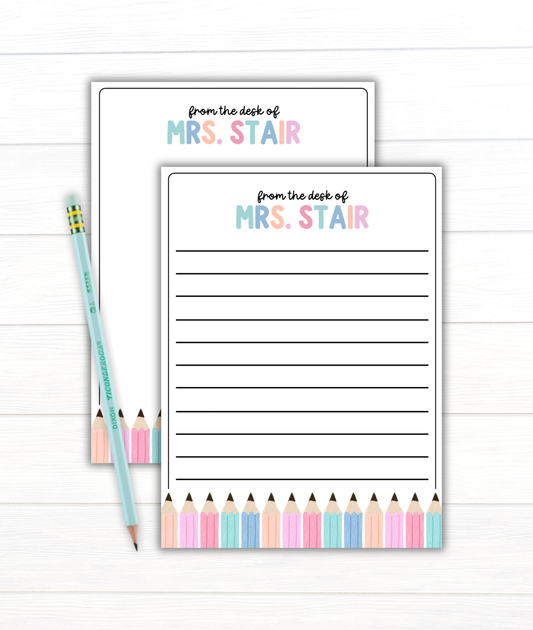 Custom Memo Pad